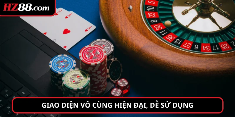 Giao diện vô cùng hiện đại, dễ sử dụng