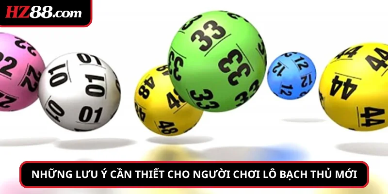 Những lưu ý cần thiết cho người chơi Lô Bạch Thủ mới