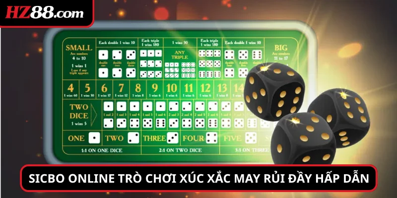 Sicbo online trò chơi xúc xắc may rủi đầy hấp dẫn
